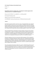 Decentralised wastewater recycling in urban villages: Development of a decision support tool for selecting systems for new residential developments, water monitoring and decentralised treatment systems