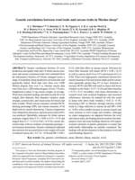 Genetic correlations between wool traits and carcass traits in Merino sheep