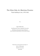 The other side of a maritime frontier pearl-shelling in Aru, 1870-1942