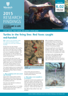 Turtles in the firing line: Red foxes caught red-handed