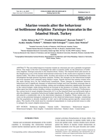 Marine vessels alter the behaviour of bottlenose dolphins Tursiops truncatus in the Istanbul Strait, Turkey