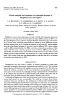 Clonal analysis and virulence of Australian isolates of Streptococcus suis type 2