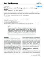 Spirochaetes as intestinal pathogens: Lessons from a Brachyspira genome