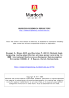 Reliable load-balancing routing algorithm for wireless sensor networks