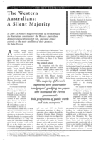 The Western Australians: A silent majority