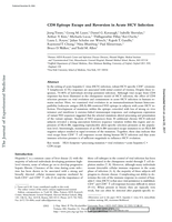 CD8 Epitope Escape and Reversion in Acute HCV Infection