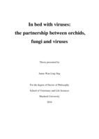 In bed with viruses: The partnership between orchids, fungi and viruses