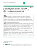 A biopsychosocial approach to primary hypothyroidism: Treatment and harms data from a randomized controlled trial