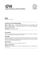 Nineteenth-century law, literature and opium