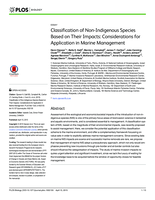 Classification of non-indigenous species based on their impacts: Considerations for application in marine management