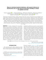 Ways to minimize bacterial infections, with special reference to Escherichia coli, to cope with the first-week mortality in chicks: An updated overview