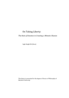 On taking liberty: The role of emotion in creating a mimetic illusion