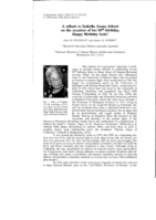 A tribute to Isabella Aiona Abbott on the occasion of her ssth birthday. Happy Birthday Izzie!