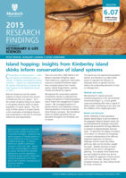Island hopping: insights from Kimberley island skinks inform conservation of island systems