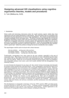 Designing advanced GIS visualisations using cognitive ergonomics theories, models and procedures