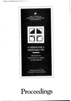 Greening the city: Can the ecological and the human dimensions of the city be part of town planning