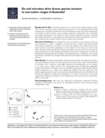 Do soil microbes drive Acacia species invasion in non-native ranges in Australia?