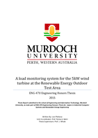 A load monitoring system for the 5kW wind turbine at the renewable energy outdoor test area