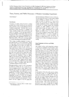 Trees, science, and public processes: A Western Australian experience