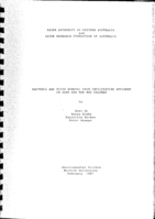 Bacteria and virus removal from infiltrating effluent in red mud columns