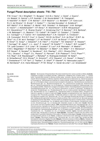 Fungal Planet description sheets: 716–784
