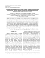 First report of antifungal spectra of activity of Iranian actinomycetes strains against Alternaria solani, Alternaria alternate, Fusarium solani, Phytophthora megasperma, Verticillium dahliae and Saccharomyces cerevisiae