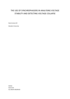 The use of synchrophasors in analysing voltage stability and detecting voltage collapse