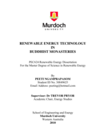Renewable energy technology in Buddhist monasteries