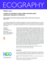 Comspat: an R package to analyze within‐community spatial organization using species combinations