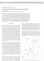 Improving the success of limestone quarry revegetation
