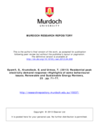 Residential peak electricity demand response—Highlights of some behavioural issues