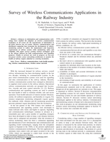 Survey of wireless communications applications in the railway industry