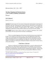 The hero organism and heroism science: A new frontier of human consciousness