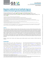 Bayesian multitrait kernel methods improve multienvironment genome-based prediction