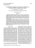 A radiological investigation of the effects of cannulation on intestinal motility and digesta flow in sheep