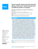Species-specific markers provide molecular genetic evidence for natural introgression of bullhead catfishes in Hungary