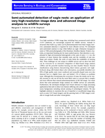 Semi-automated detection of eagle nests: an application of very high-resolution image data and advanced image analyses to wildlife surveys