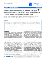 High-quality permanent draft genome sequence of Bradyrhizobium sp. Ai1a-2; a microsymbiont of Andira inermis discovered in Costa Rica