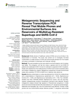 Metagenomic sequencing and reverse transcriptase PCR reveal that mobile phones and environmental surfaces are reservoirs of Multidrug-Resistant superbugs and SARS-CoV-2