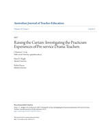 Raising the Curtain: Investigating the practicum experiences of Pre-service drama teachers