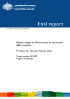New paradigms to find solutions to intractable NRM problems