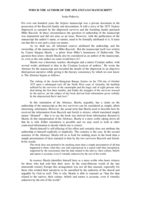 Who is the author of the 1876 Stefano manuscript?