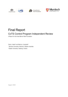 Final Report: CoTS Control Program Independent Review