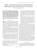 Token-and Self-Policing-Based scheduling for multimedia traffic transmission over WLANs