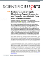 Systems genetics of Hepatic Metabolome Reveals Octopamine as a Target for Non-Alcoholic Fatty Liver Disease Treatment