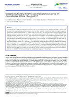 Global evolutionary dynamics and resistome analysis of Clostridioides difficile ribotype 017