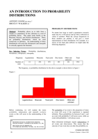 An introduction to probability distributions