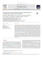 The association of regional white matter lesions with cognition in a community-based cohort of older individuals