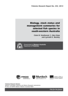 Biology, stock status and management summaries for selected fish species in south-western Australia