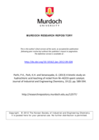 A kinetic study on hydrochloric acid leaching of nickel from Ni–Al2O3 spent catalyst